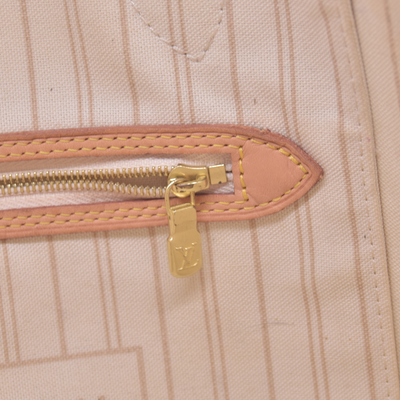 $2240 2018 Louis Vuitton Damier Azur Neverfull MM with Pouch SD1118 10021110