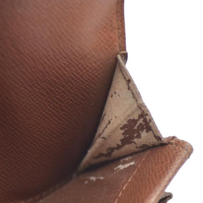 LOUIS VUITTON Monogram Plat Bifold Wallet Coin Case