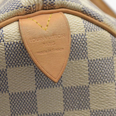 $1550 Louis Vuitton Damier Azur Speedy 30 DU3028 CONSIGNMENT