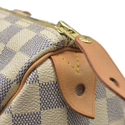 $1550 Louis Vuitton Damier Azur Speedy 30 DU3028 CONSIGNMENT