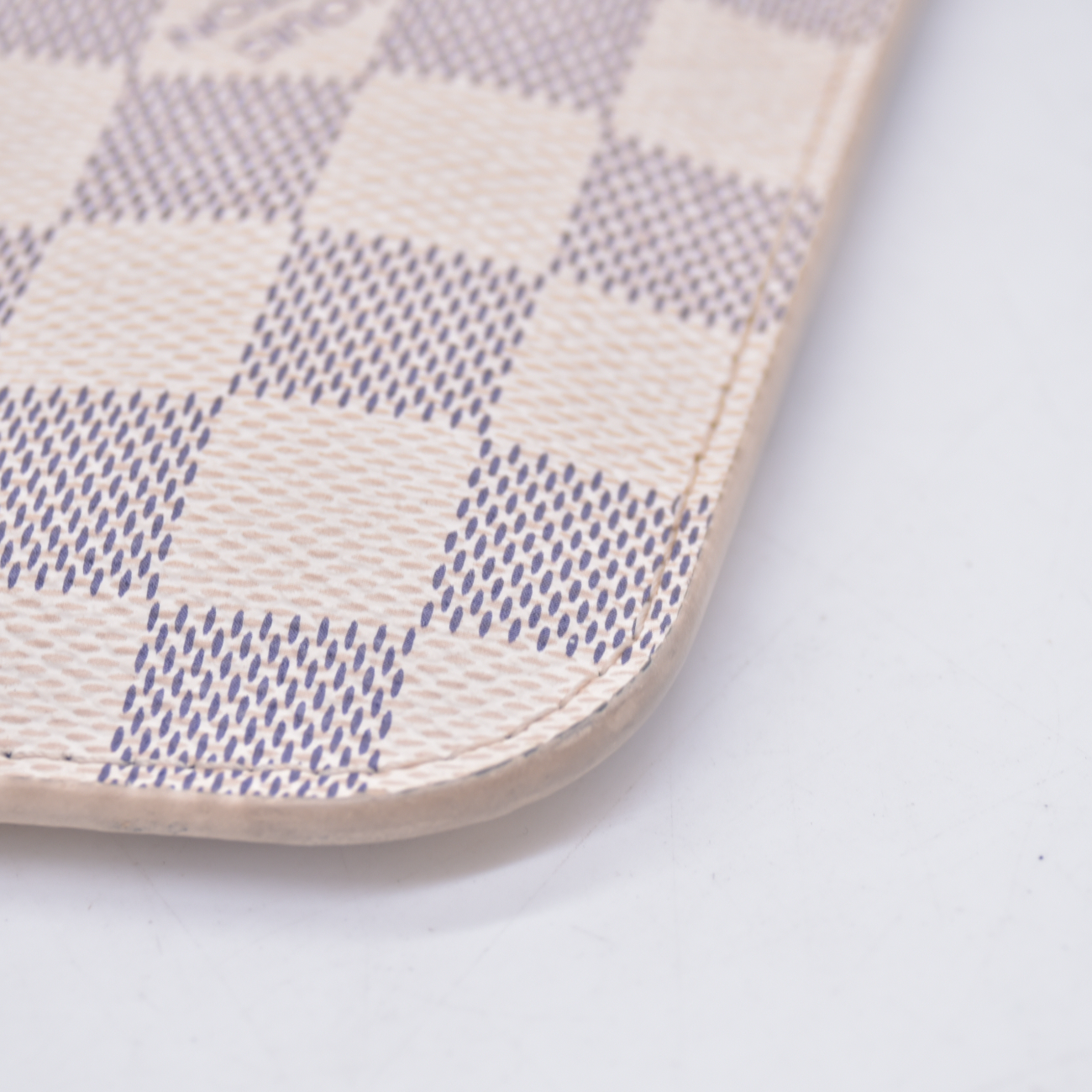 $2240 2018 Louis Vuitton Damier Azur Neverfull MM with Pouch SD1118 10021110