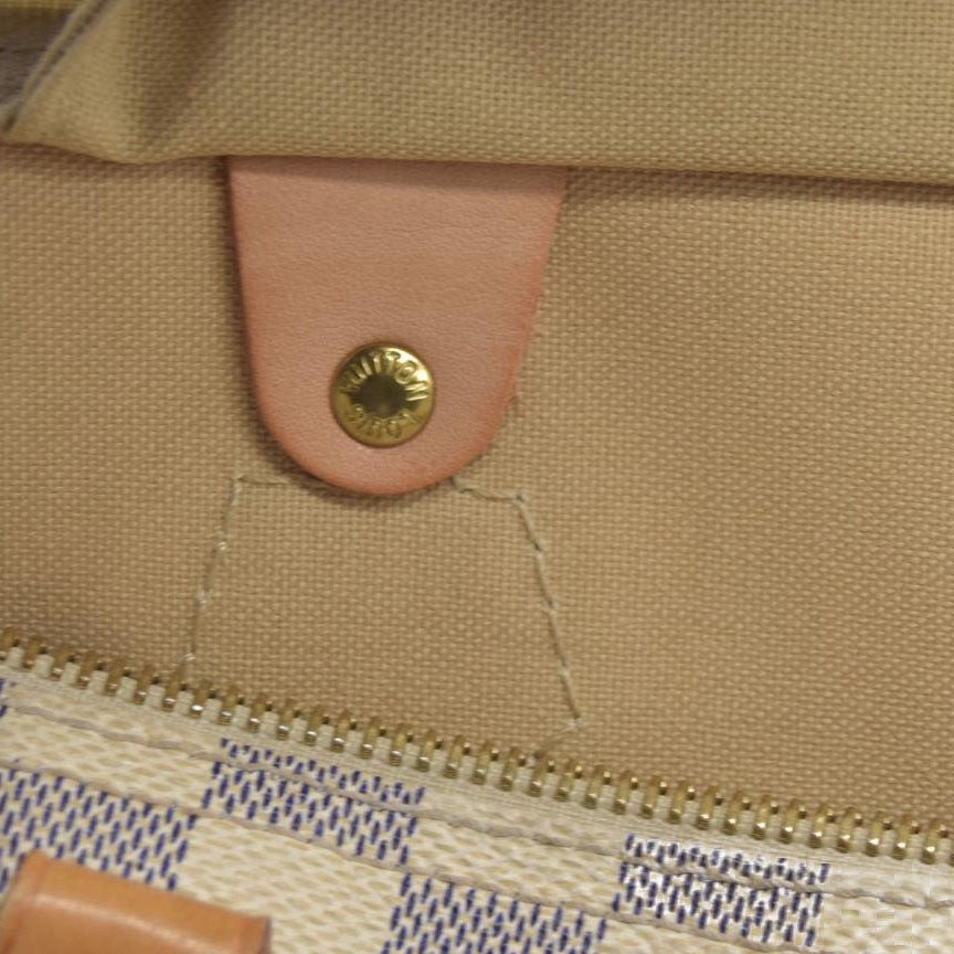 $1550 Louis Vuitton Damier Azur Speedy 30 DU3028 CONSIGNMENT