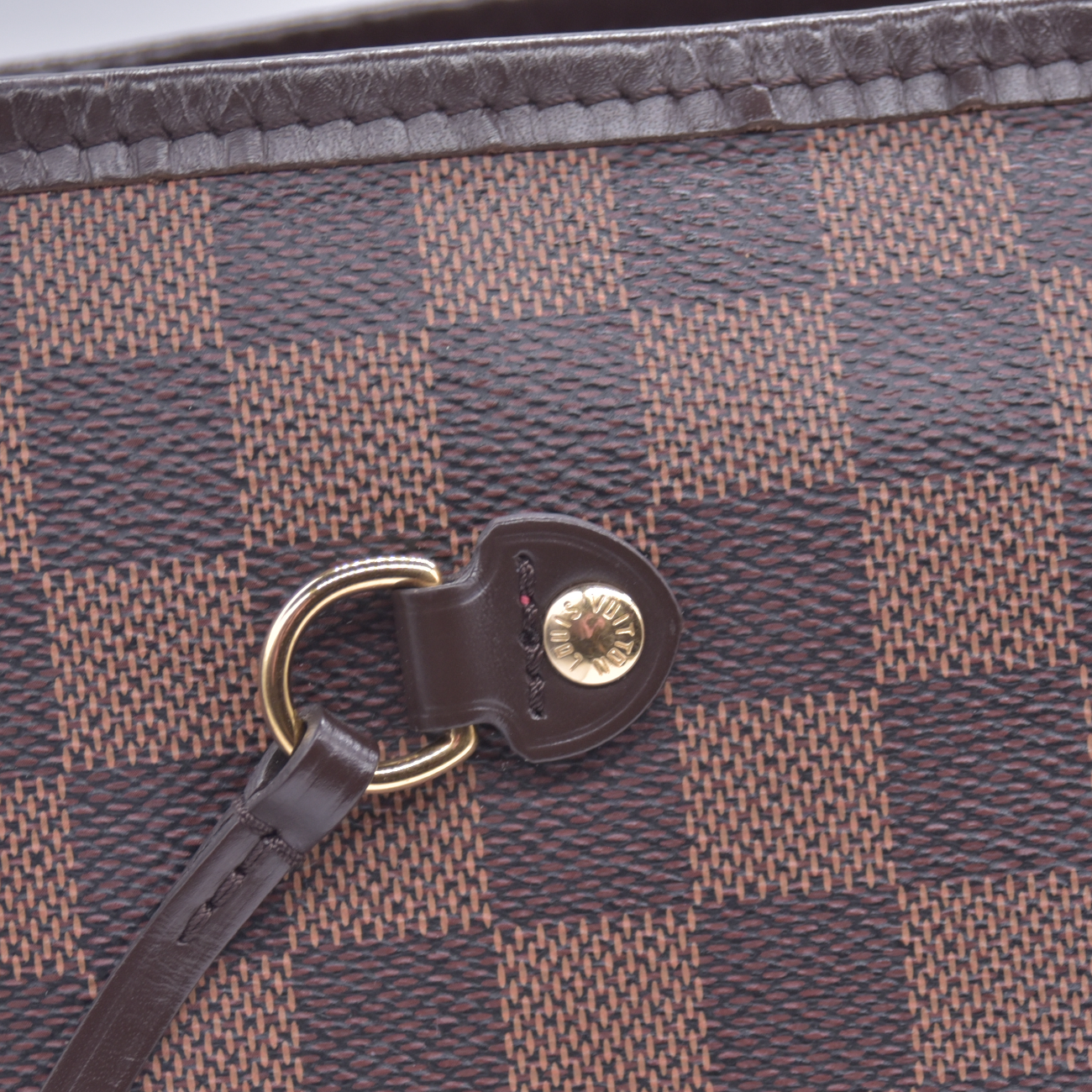 $2310 2018 Louis Vuitton Damier Ebene Neverfull GM with Pouch SD4128 10021108