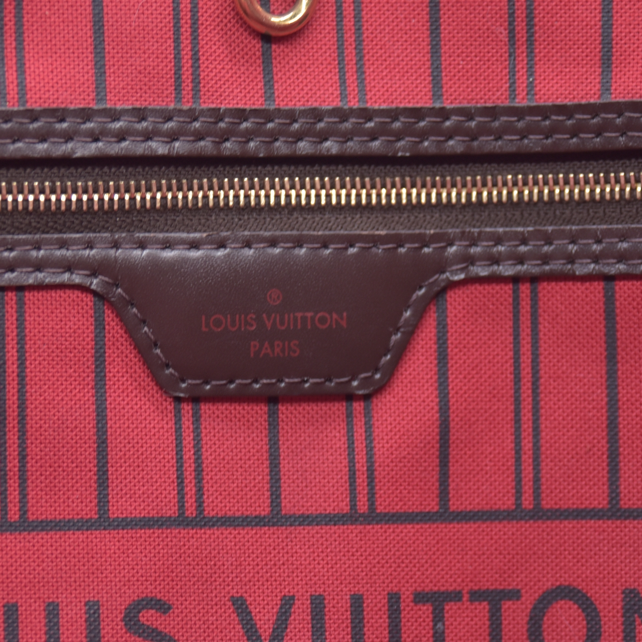 $2310 2018 Louis Vuitton Damier Ebene Neverfull GM with Pouch SD4128 10021108