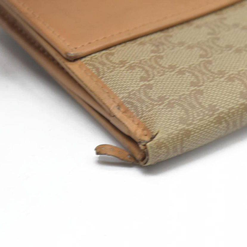 Celine Leather Printed French Purse