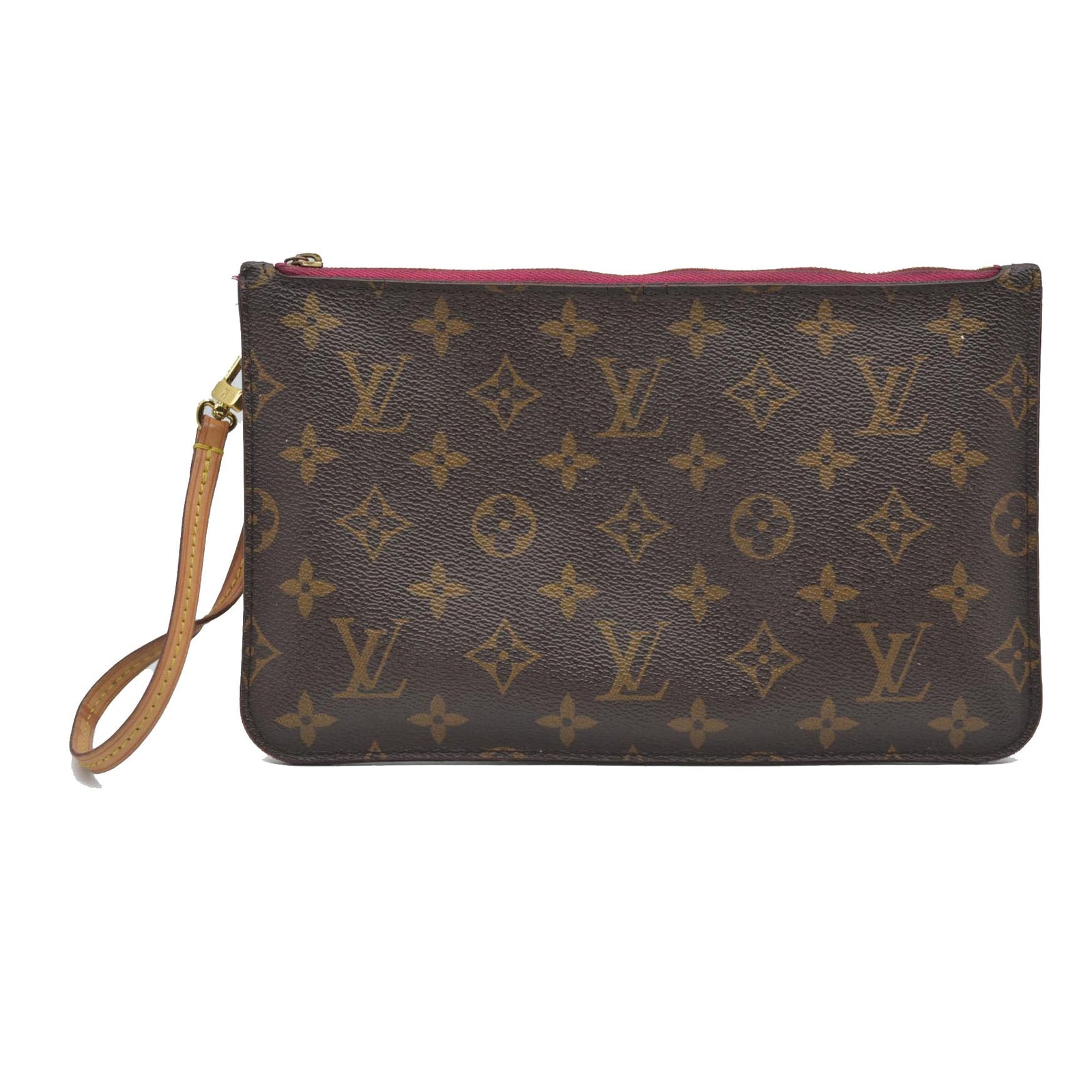 Louis Vuitton  Monogram Neverfull MM GM Pochette Pivoine