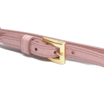 Prada  Saffiano Cahier Chain Wallet Petalo