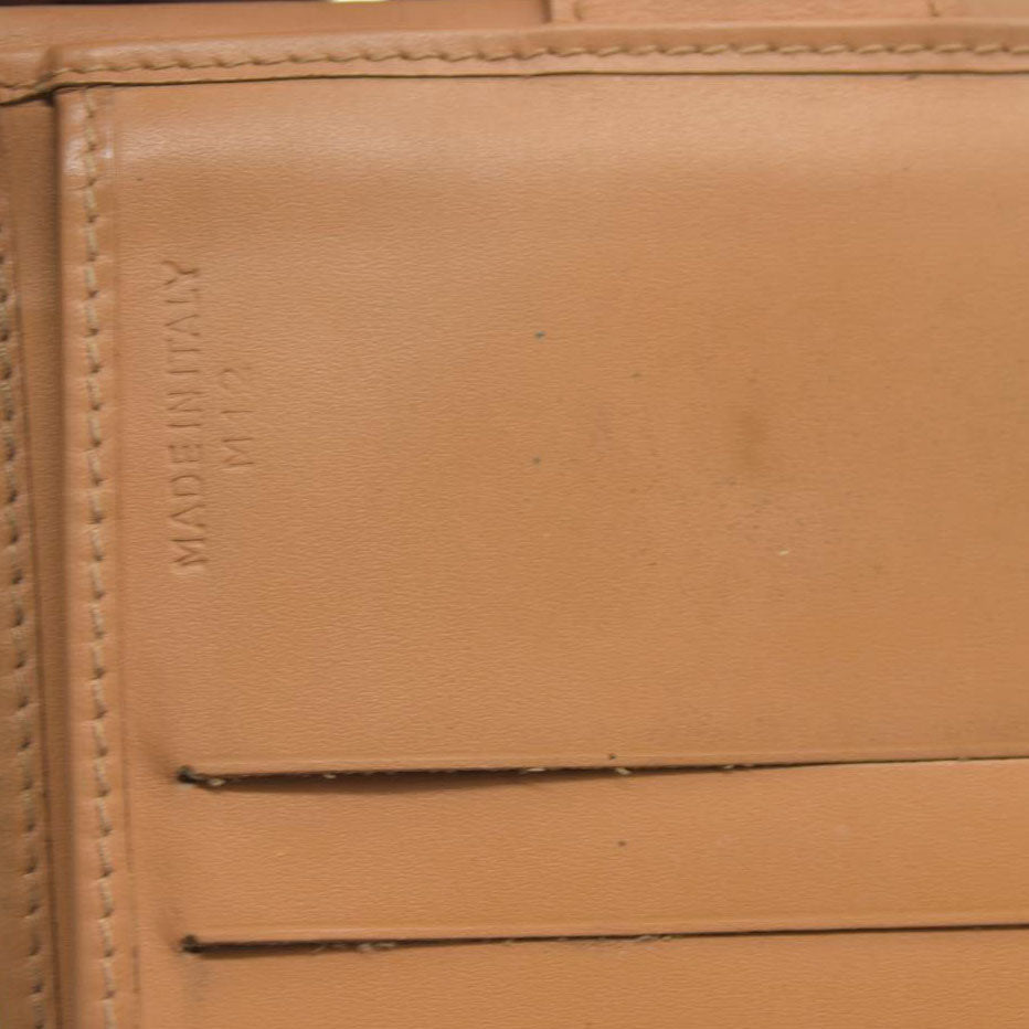 Celine Leather Printed French Purse