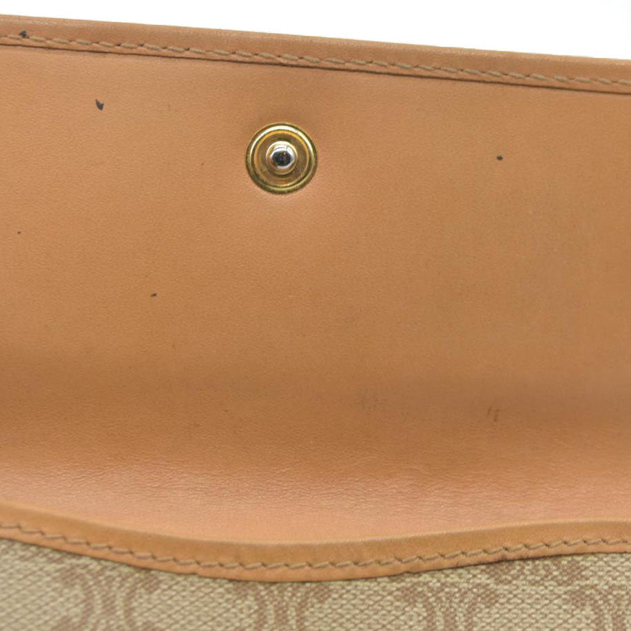 Celine Leather Printed French Purse