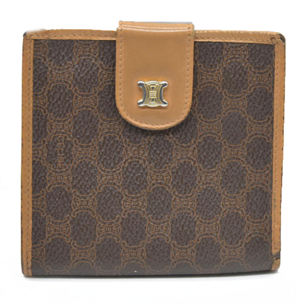 Celine Vintage Macadam Compact Wallet