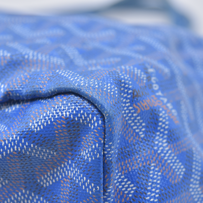 $1890 2015 Goyard Goyardine Saint Louis PM Sky Blue 10021130