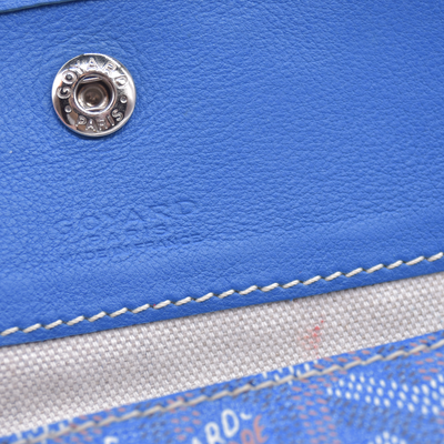 $1890 2015 Goyard Goyardine Saint Louis PM Sky Blue 10021130