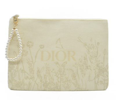 Dior Beauty Spring Flower Clutch Bag Pouch Limited Edition New