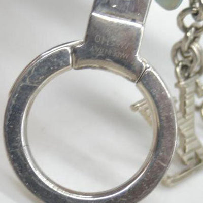 $655 Louis Vuitton Fleur d'Epi Bag Charm Chain