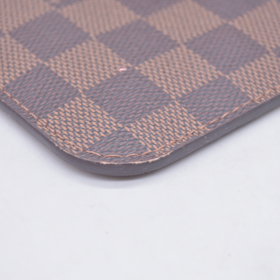 $2240 2018 Louis Vuitton Damier Ebene Neverfull MM Rose Ballerine with Pouch 10021111 SD2168