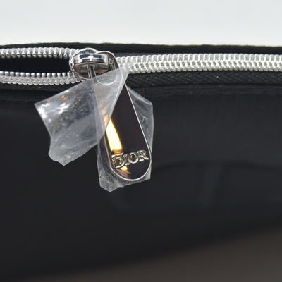 Dior Black Cosmetic Clutch GWP Logo New