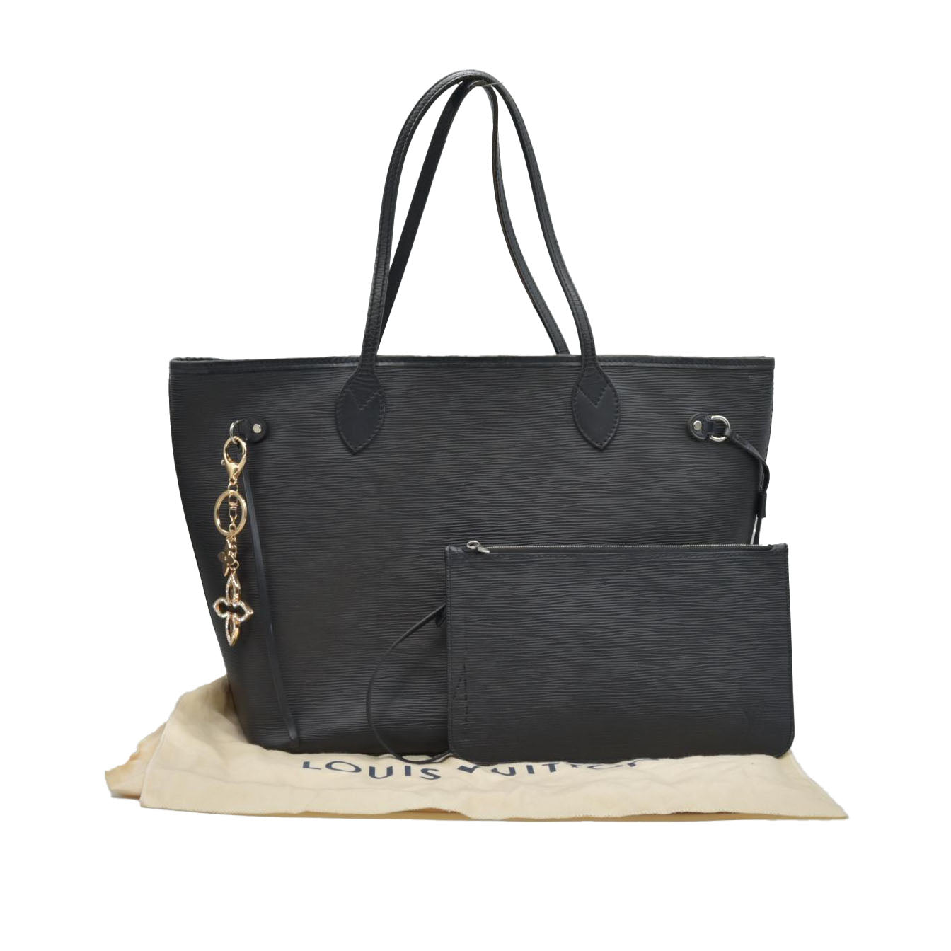 2018 $2640 LOUIS VUITTON Neverfull MM Epi Tote Bag UB3108