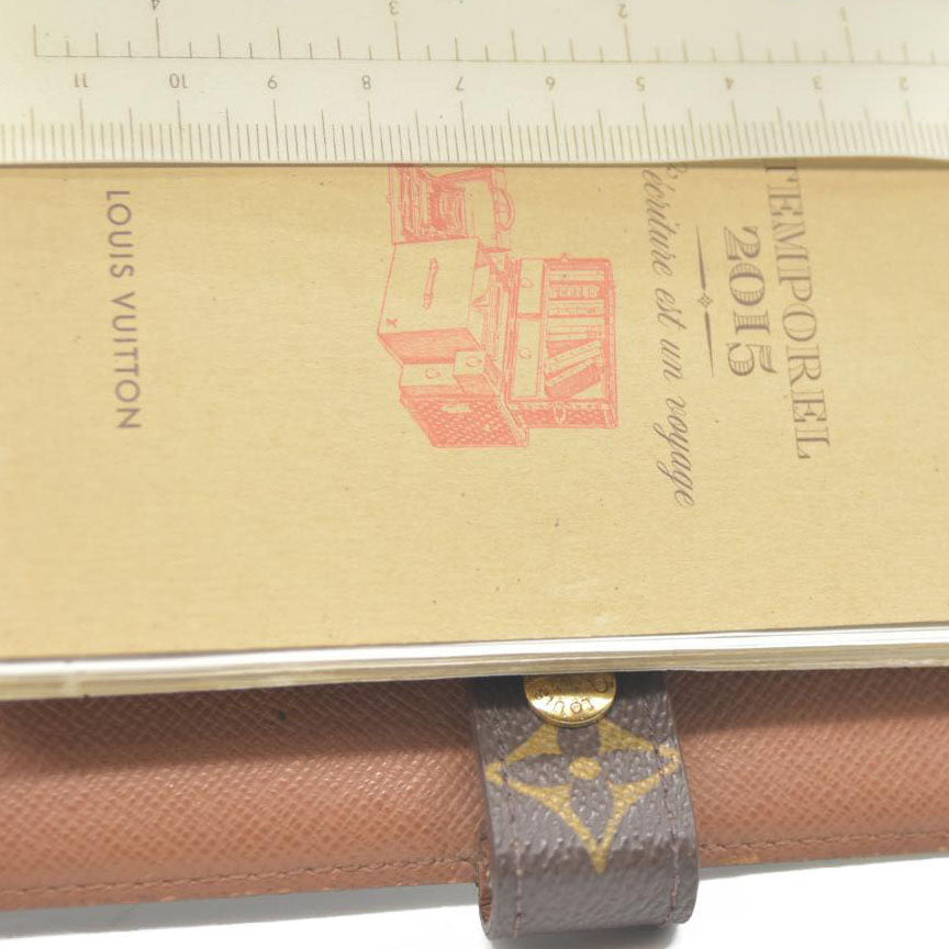 Louis Vuitton Monogram Agenda PM Notebook Cover Brown CA0938
