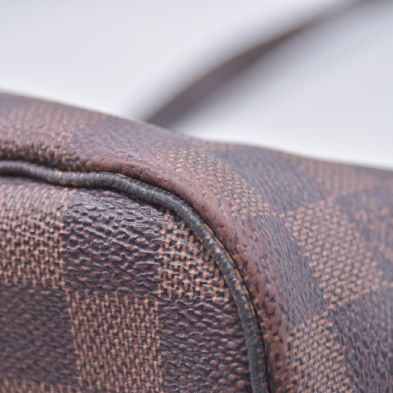$2240 2015 Louis Vuitton Damier Ebene Neverfull MM with Pouch SF5105 10021107