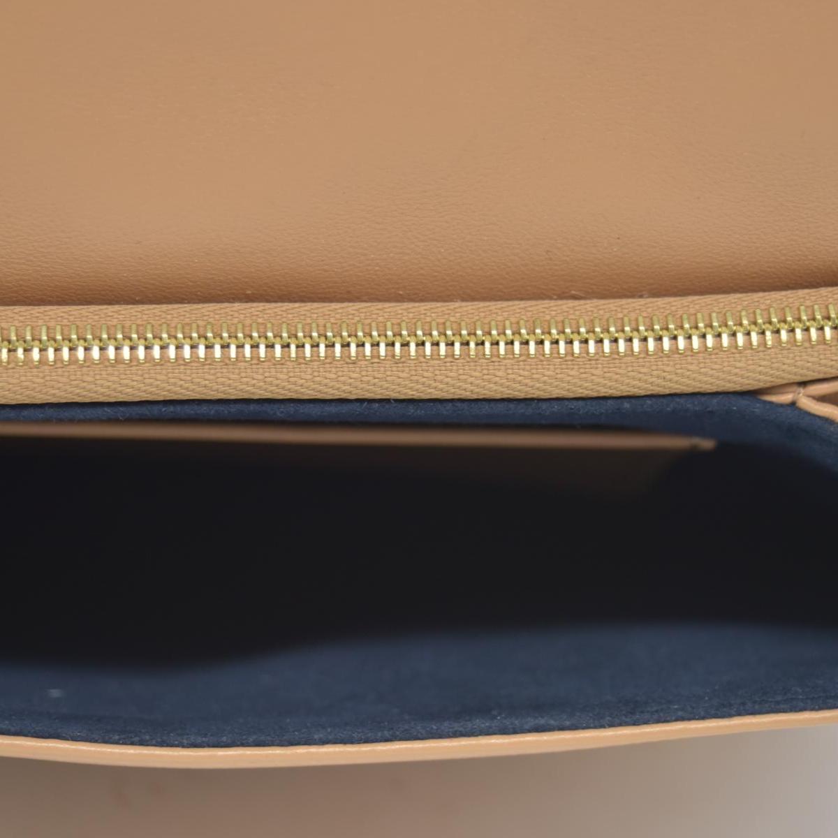 $3150 Louis Vuitton Lambskin Embossed Monogram Pochette Coussin Camel Color Transfer 10020331