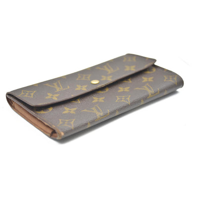 Louis Vuitton Monogram Porte Tresor International Trifold Long Wallet CA1924