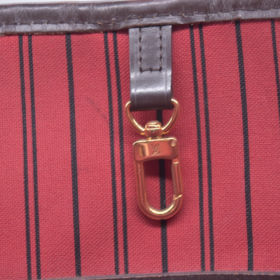 $2240 2015 Louis Vuitton Damier Ebene Neverfull MM with Pouch SF5105 10021107