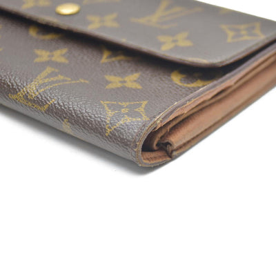 Louis Vuitton Monogram Porte Tresor International Trifold Long Wallet CA1924