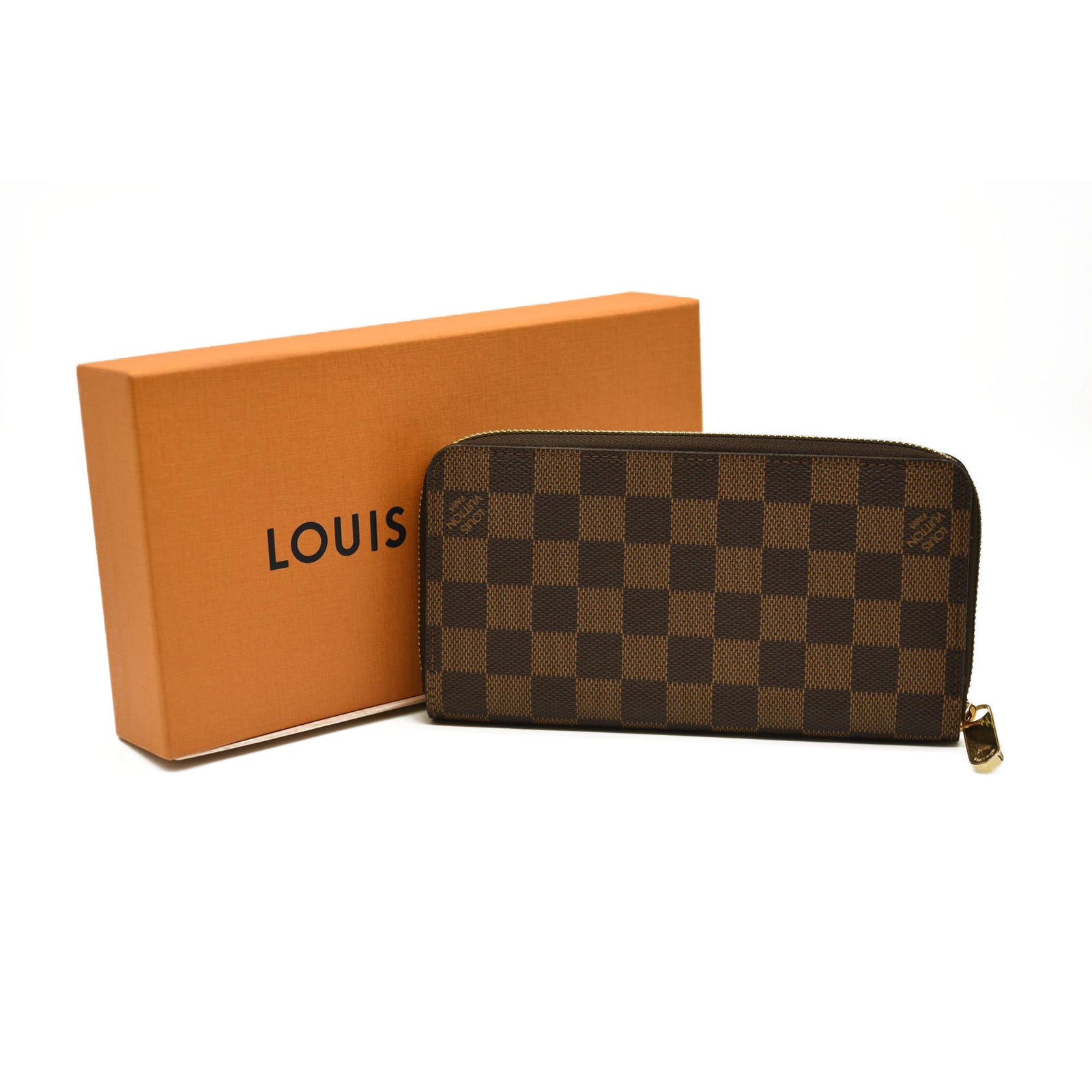 Louis Vuitton  Damier Ebene Zippy Wallet CA0059
