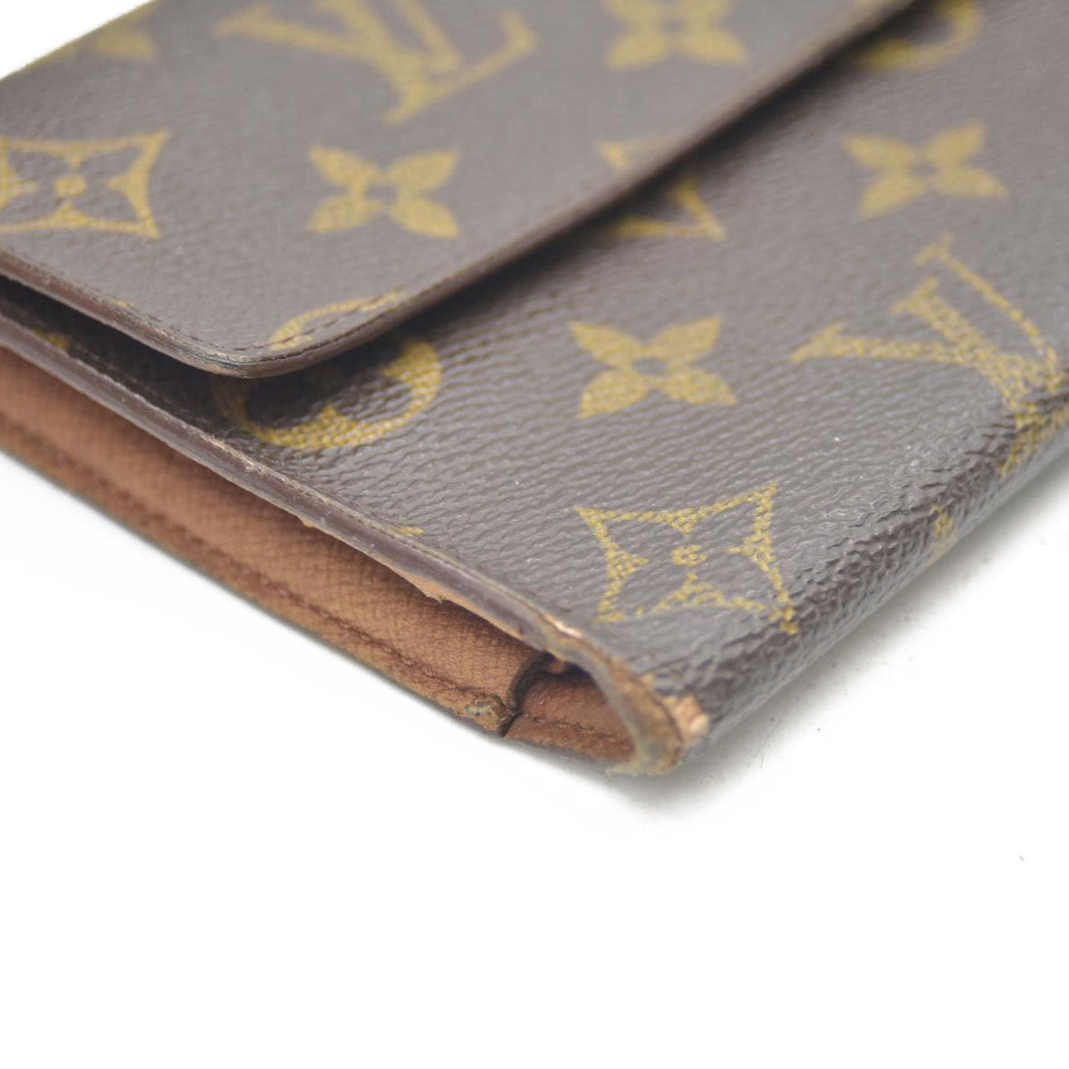 Louis Vuitton Monogram Porte Tresor International Trifold Long Wallet CA1924