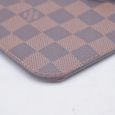 $2240 2015 Louis Vuitton Damier Ebene Neverfull MM with Pouch SF5105 10021107