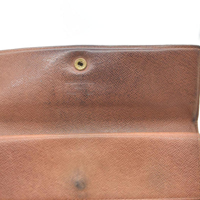 Louis Vuitton Monogram Porte Tresor International Trifold Long Wallet CA1924