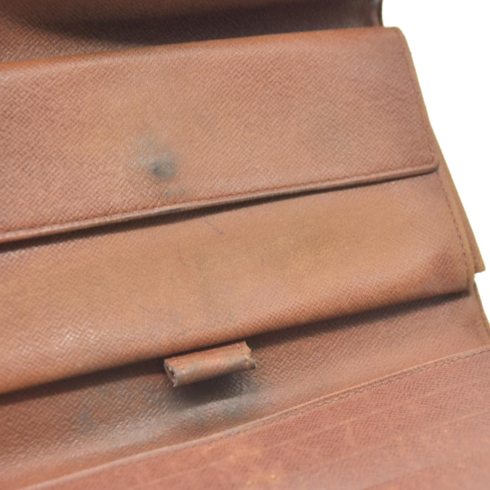 Louis Vuitton Monogram Porte Tresor International Trifold Long Wallet CA1924