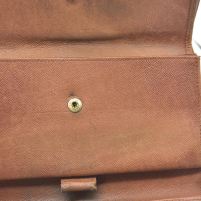 Louis Vuitton Monogram Porte Tresor International Trifold Long Wallet CA1924