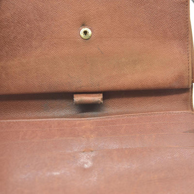 Louis Vuitton Monogram Porte Tresor International Trifold Long Wallet CA1924