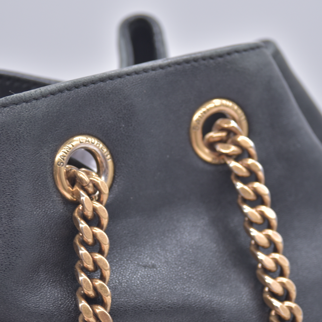 $2850 2022 Saint Laurent Lambskin Matelasse Monogram Joe Backpack Black 10021113