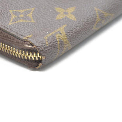 Louis Vuitton Zippy Zip Around Long Wallet Purse Brown SP2152