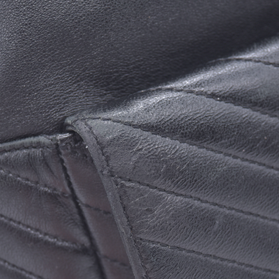 $2850 2022 Saint Laurent Lambskin Matelasse Monogram Joe Backpack Black 10021113