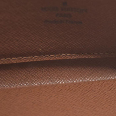 Louis Vuitton Zippy Zip Around Long Wallet Purse Brown SP2152