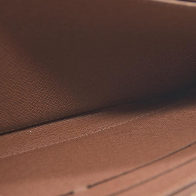 Louis Vuitton Zippy Zip Around Long Wallet Purse Brown SP2152