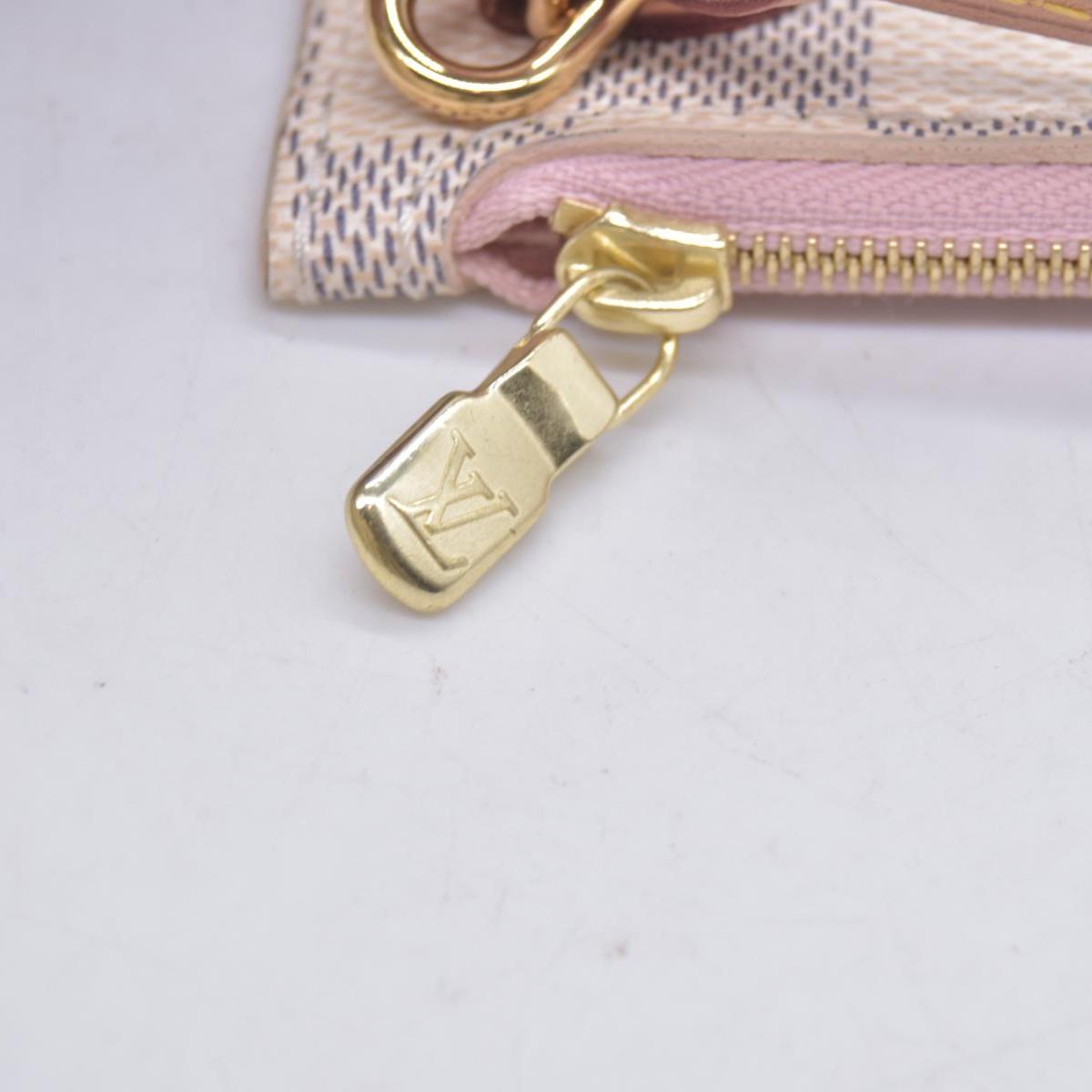 $600 Louis Vuitton Damier Azur Neverfull MM GM Pochette Rose Ballerine RFID CONSIGNMENT