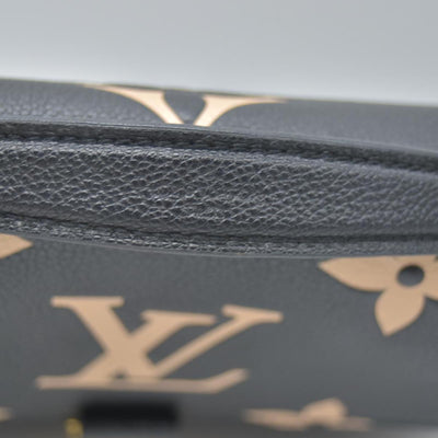 $3300 Louis Vuitton BiColor Pochette Metis Black Cream