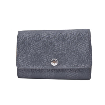$395 2019 Louis Vuitton Graphite Multicles 6 Key Holder CT3159 CONSIGNMENT