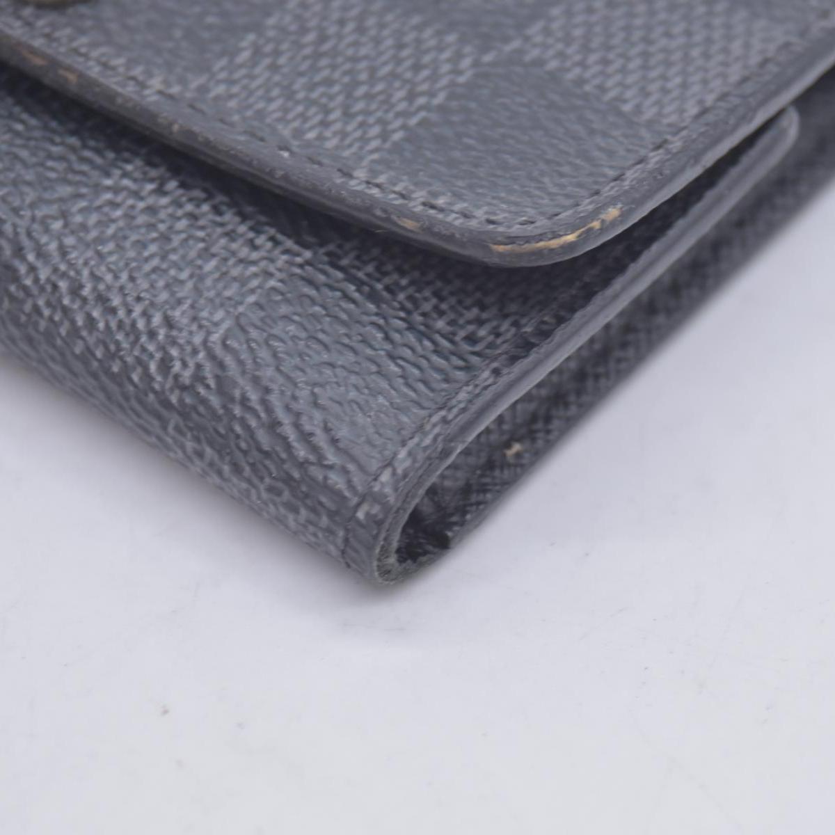 $395 2019 Louis Vuitton Graphite Multicles 6 Key Holder CT3159 CONSIGNMENT