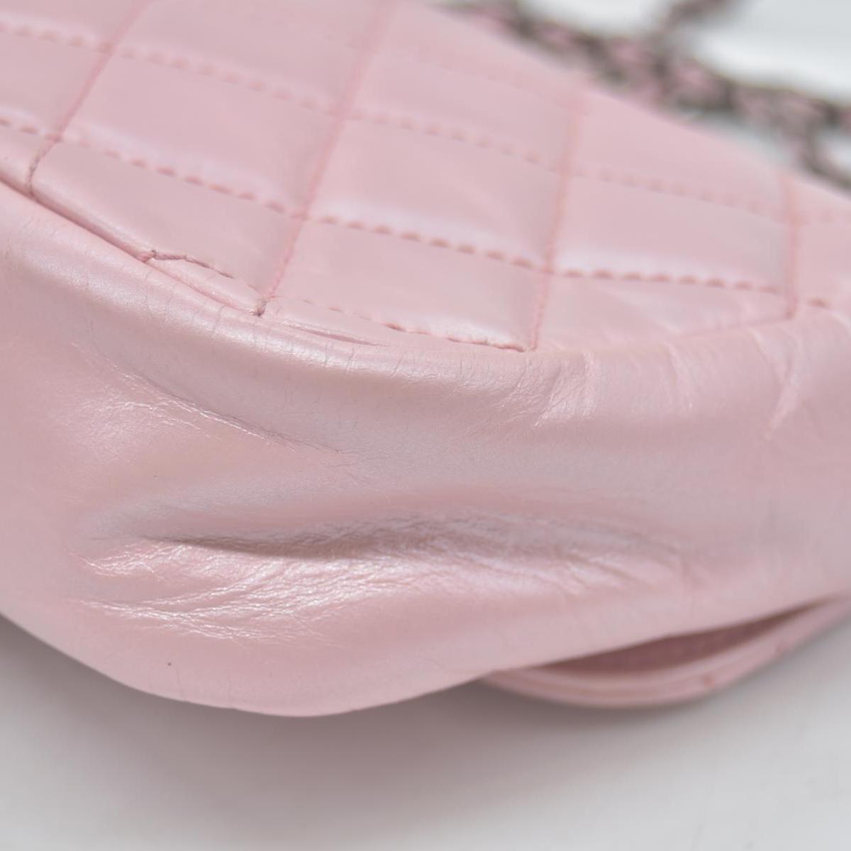 $3200 Chanel  Coco Pleats Flap Bag Pink
