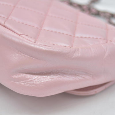 $3200 Chanel  Coco Pleats Flap Bag Pink
