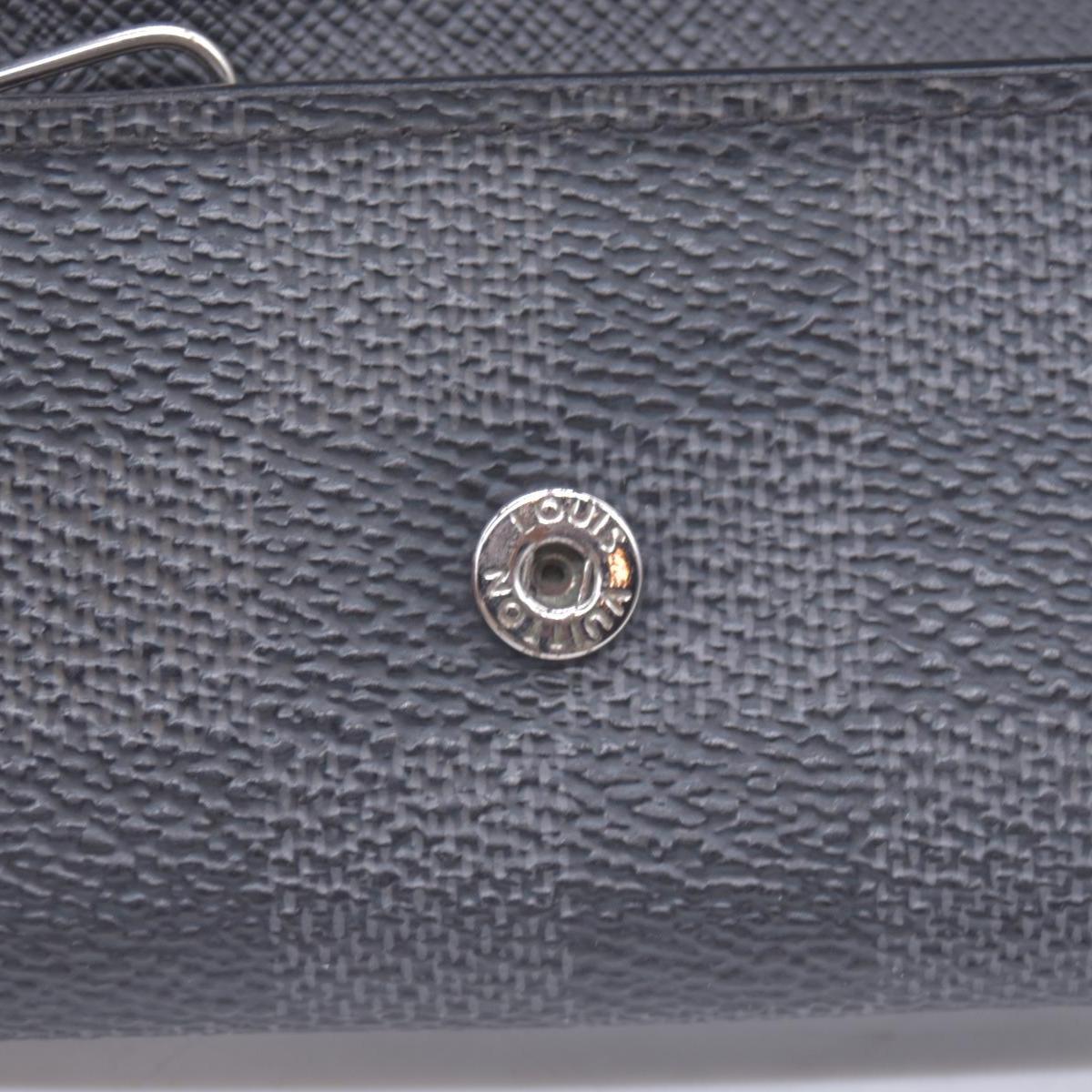 $395 2019 Louis Vuitton Graphite Multicles 6 Key Holder CT3159 CONSIGNMENT