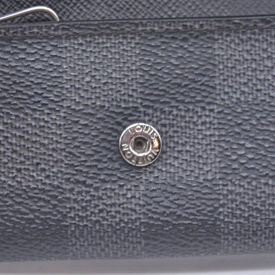 $395 2019 Louis Vuitton Graphite Multicles 6 Key Holder CT3159 CONSIGNMENT