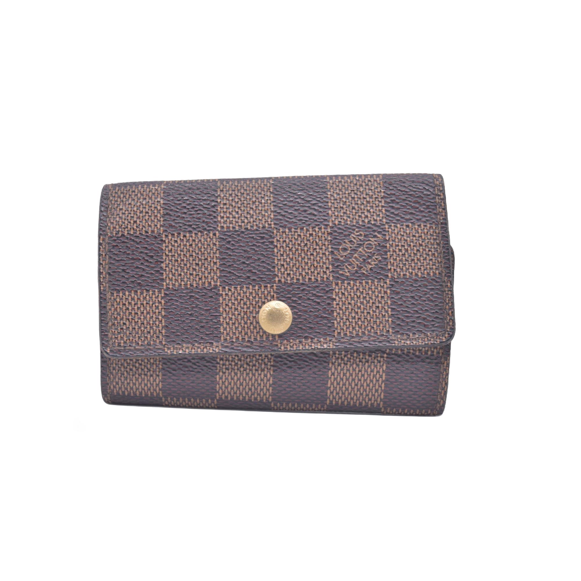 $395 2004 Louis Vuitton Damier Ebene Multicles 6 Key Holder CT0014 CONSIGNMENT