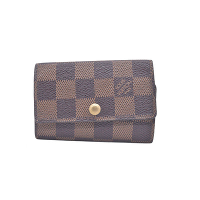 $395 2004 Louis Vuitton Damier Ebene Multicles 6 Key Holder CT0014 CONSIGNMENT