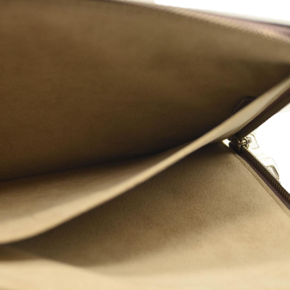 Louis Vuitton Calfskin Pochette Jour PM Taupe